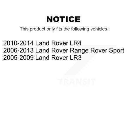 Kugel Front Wheel Bearing And Hub Assembly Pair For Land Rover Range Sport LR3 LR4 K70-100411